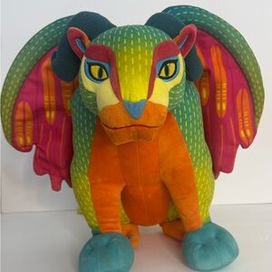 Disney Plush Toy with Green and Orange Accents